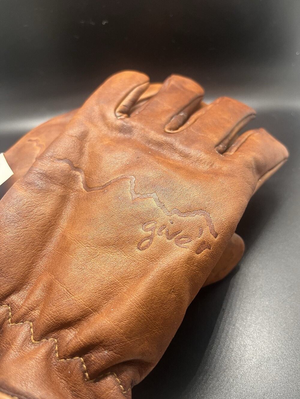 Give'r 4 Season Insulated Waterproof Gloves Chestnut Brown Leather Size M